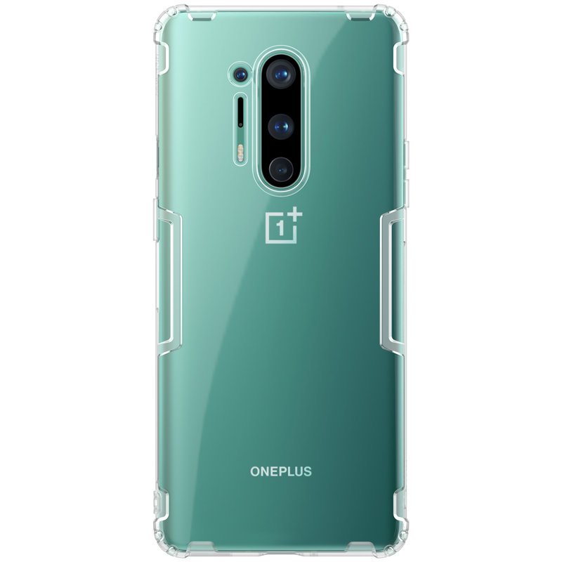 Противоударен Силиконов Калъф за Oneplus 8 Pro, Nillkin Shockproof Case, Прозрачен