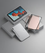Противоударен Хибриден Калъф за Samsung Tab S8/ S7, Ringke Fusion X Case, Черен (6)