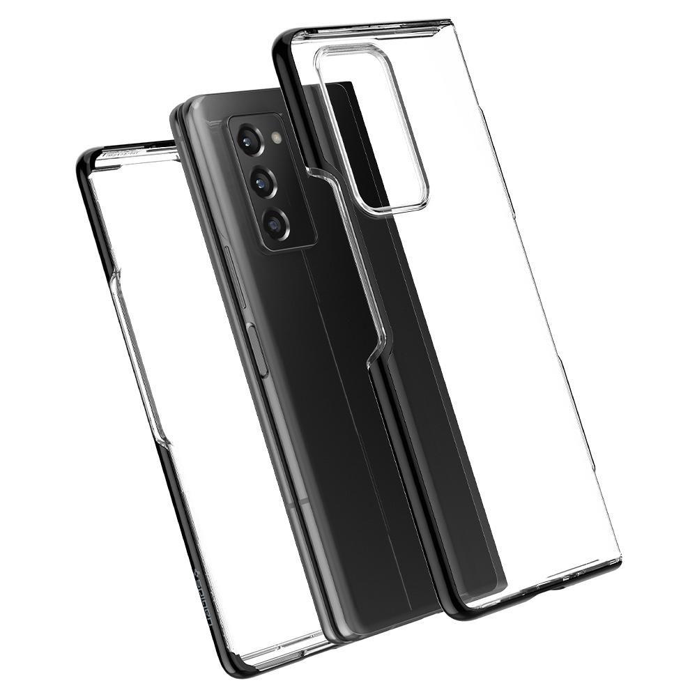 Противоударен Хибриден Калъф за Samsung Z Fold 2, Spigen Ultra Hybrid Case, Черен (3)
