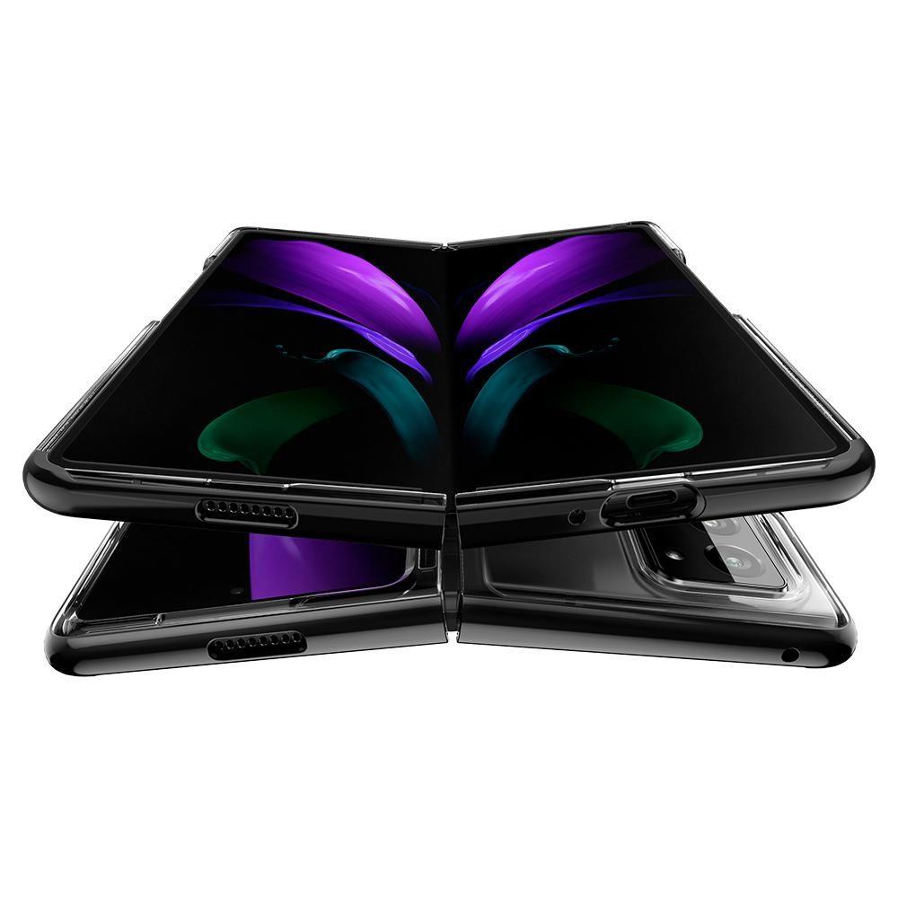Противоударен Хибриден Калъф за Samsung Z Fold 2, Spigen Ultra Hybrid Case, Черен (5)