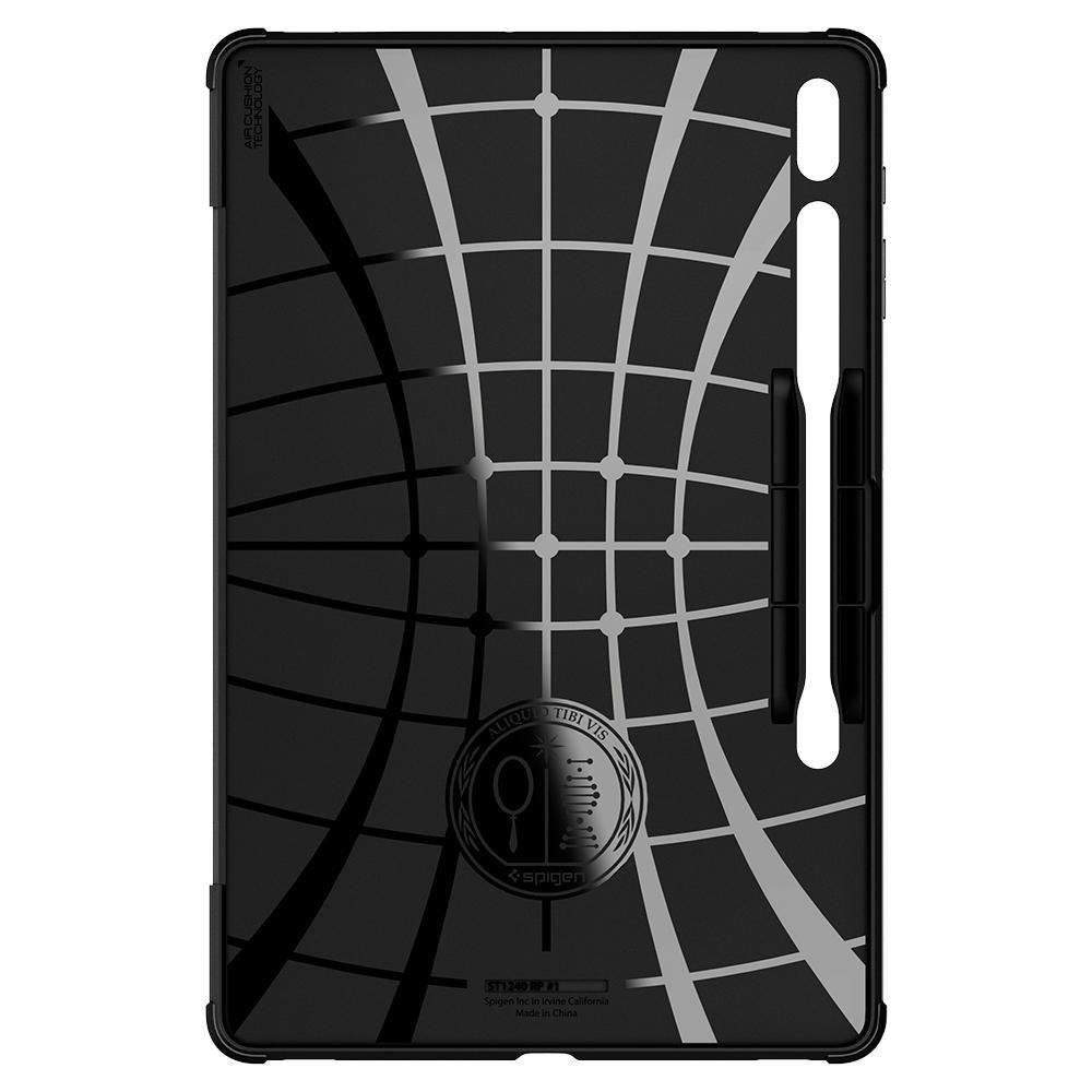Противоударен Калъф за Samsung Tab S8/ S7, Spigen Rugged Armor Pro Case, Черен (6)