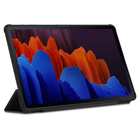 Противоударен Калъф за Samsung Tab S8/ S7, Spigen Rugged Armor Pro Case, Черен (3)