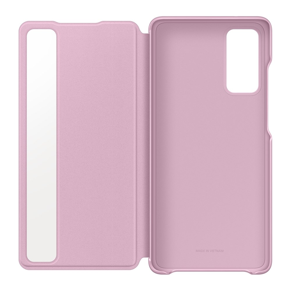 Оригинален Активен Калъф за Samsung S20 FE Smart Clear View Cover Book Case EF-ZG780CVE, Розов (5)
