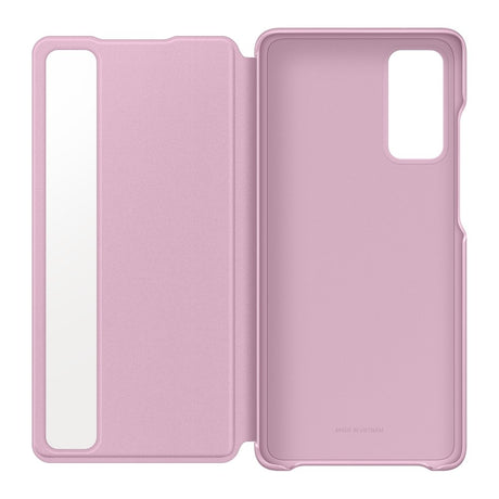 Оригинален Активен Калъф за Samsung S20 FE Smart Clear View Cover Book Case EF-ZG780CVE, Розов (5)