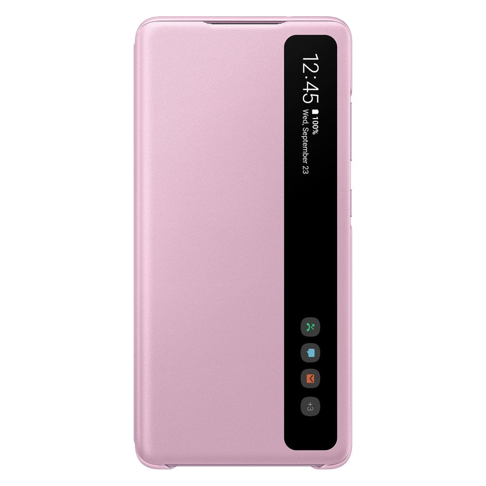 Оригинален Активен Калъф за Samsung S20 FE Smart Clear View Cover Book Case EF-ZG780CVE, Розов (3)