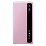 Оригинален Активен Калъф за Samsung S20 FE Smart Clear View Cover Book Case EF-ZG780CVE, Розов (3)