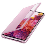 Оригинален Активен Калъф за Samsung S20 FE Smart Clear View Cover Book Case EF-ZG780CVE, Розов (2)