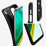 Противоударен Силиконов Калъф за Xiaomi Mi 10T/Pro, Spigen Rugged Armor Case, Черен (4)