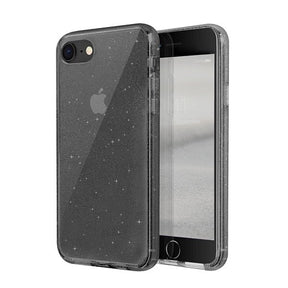 Блестящ Калъф за iPhone SE 2022/2020 8/7, Uniq LifePro Tinsel Case, Черен