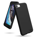 Противоударен Силиконов Калъф за iPhone SE 2022/2020 8/7, Ringke Air Case, Черен