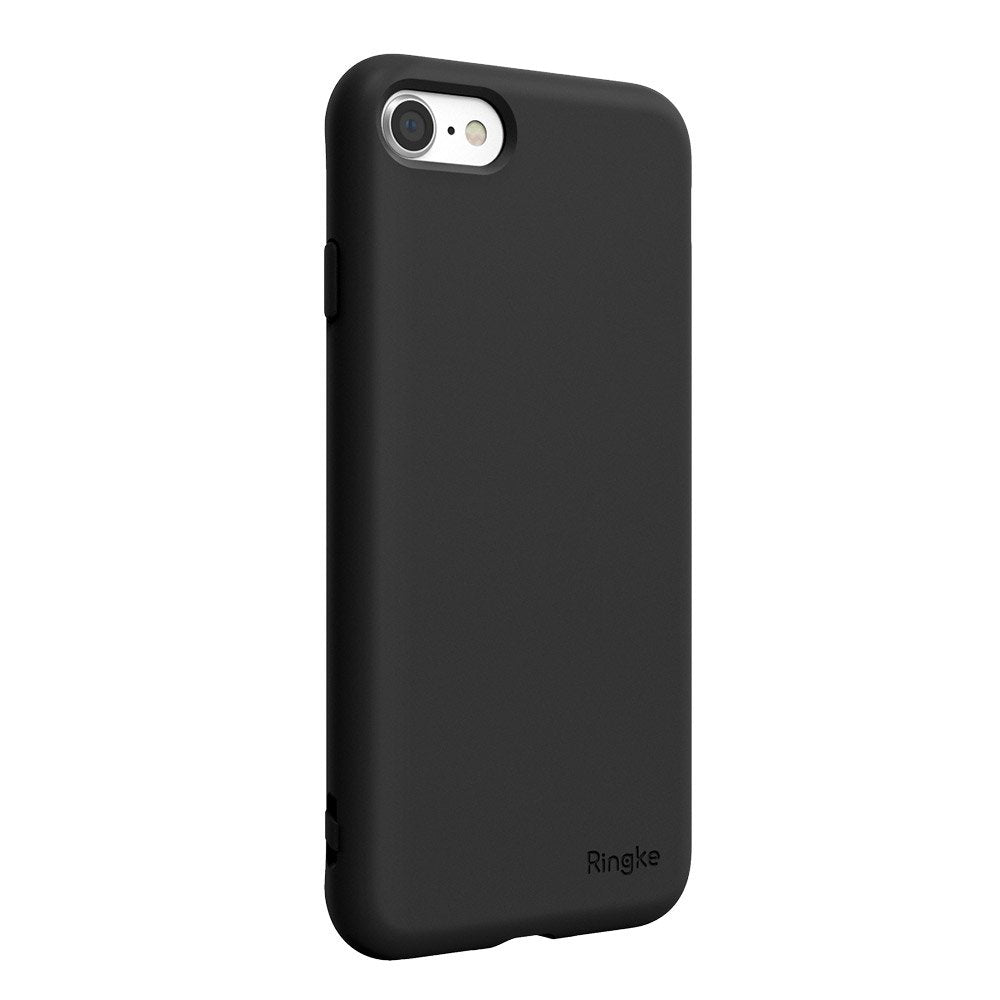 Противоударен Силиконов Калъф за iPhone SE 2022/2020 8/7, Ringke Air Case, Черен (2)