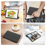 Калъф с Pen Поставка за Samsung Tab S8 Plus/ S7 Plus/ S7 FE, Dux Ducis Domo Case, Черен (5)