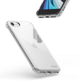 Противоударен Силиконов Калъф за iPhone SE 2022/2020 8/7, Ringke Air Case, Прозрачен (2)