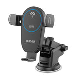 Стойка за Кола с Бързо Безжично Зареждане, Dudao Board Holder 15w, Черен