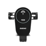 Стойка за Кола с Бързо Безжично Зареждане, Dudao Board Holder 15w, Черен (3)