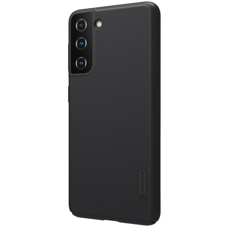 Калъф с Поставка за Samsung S21, Nillkin Super Frosted Case, Черен (4)