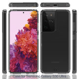 Противоударен Калъф за Samsung S21 Ultra, Hybrid Clear Case, Прозрачен (7)