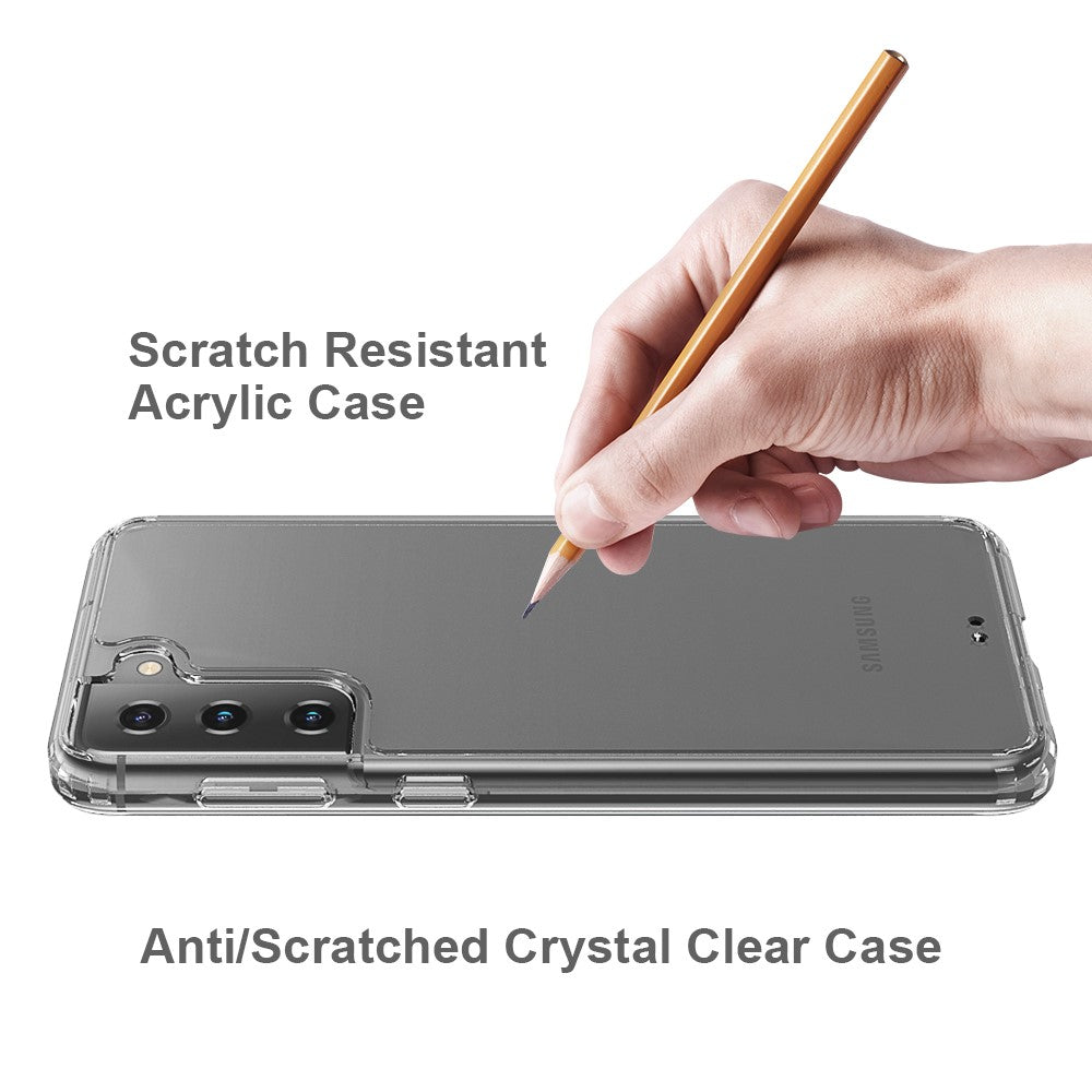 Противоударен Калъф за Samsung S21 Plus, Hybrid Clear Case, Прозрачен (6)