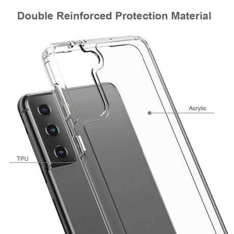 Противоударен Калъф за Samsung S21, Hybrid Clear Case, Прозрачен (2)