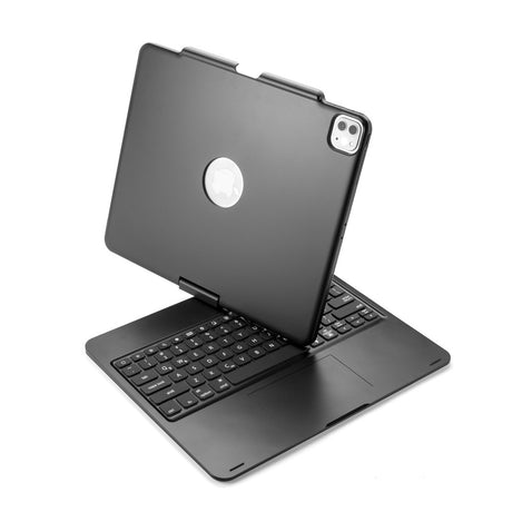 Калъф с Клавиатура за iPad Pro 12.9" 2020-2018/ Air 13, Keyboard Rotation Case, Черен (4)