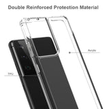 Противоударен Калъф за Samsung S21 Ultra, Hybrid Clear Case, Прозрачен (2)