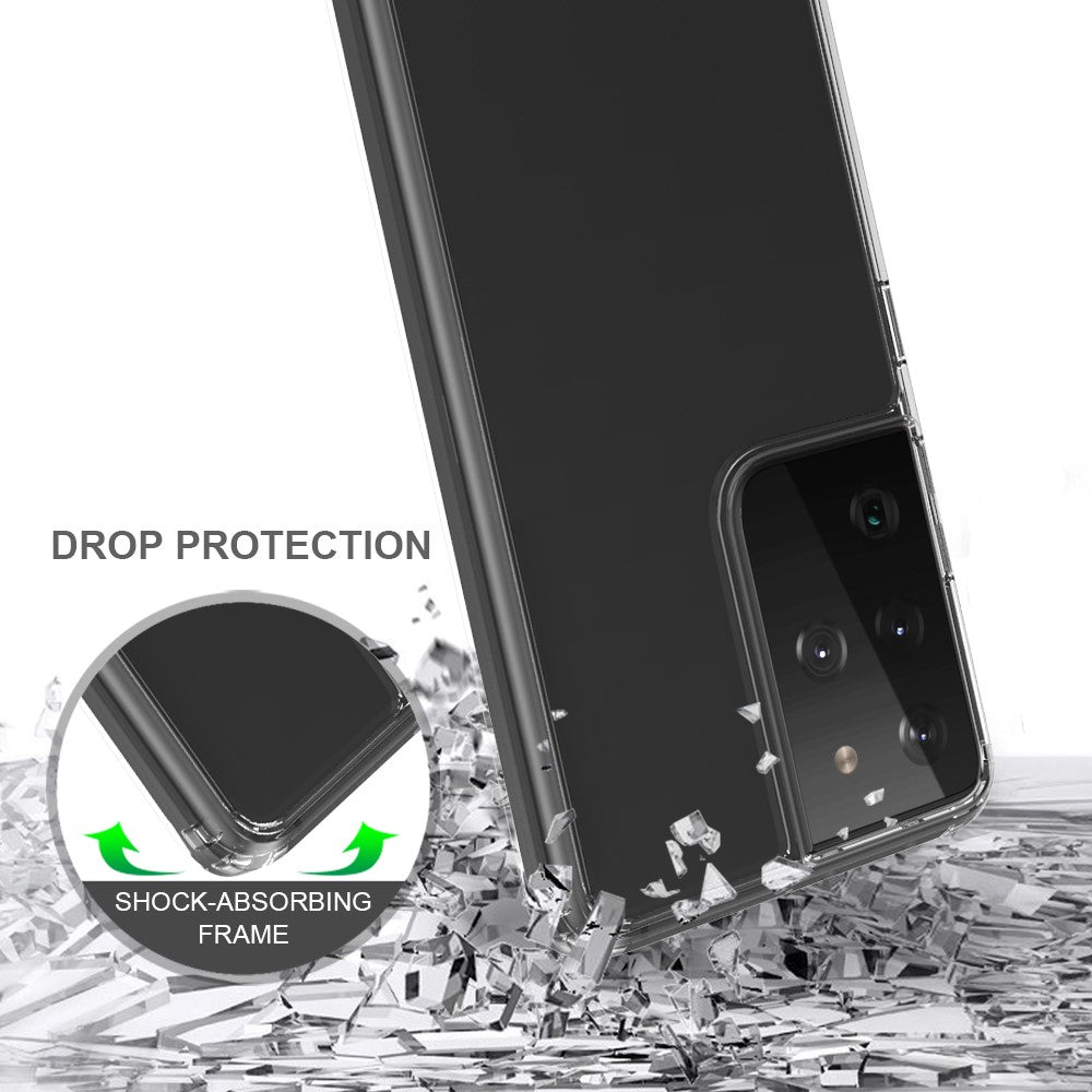 Противоударен Калъф за Samsung S21 Ultra, Hybrid Clear Case, Прозрачен (5)