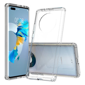 Противоударен Калъф за Huawei Mate 40 Pro, Crystal Hybrid Case, Прозрачен