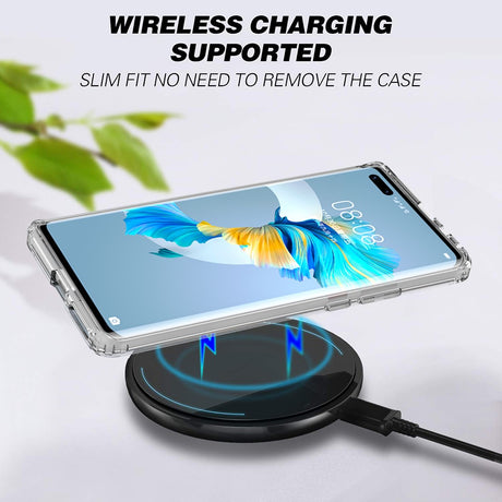 Противоударен Калъф за Huawei Mate 40 Pro, Crystal Hybrid Case, Прозрачен (3)