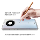 Противоударен Калъф за Huawei Mate 40 Pro, Crystal Hybrid Case, Прозрачен (6)