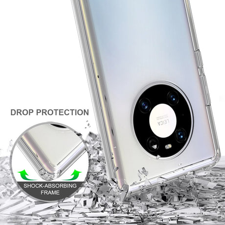 Противоударен Калъф за Huawei Mate 40 Pro, Crystal Hybrid Case, Прозрачен (2)