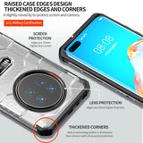 Противоударен Хибриден Калъф за Huawei Mate 40 Pro, Explorer Triple Case, Черен (4)
