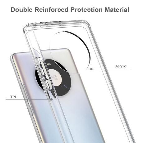 Противоударен Калъф за Huawei Mate 40 Pro, Crystal Hybrid Case, Прозрачен (4)
