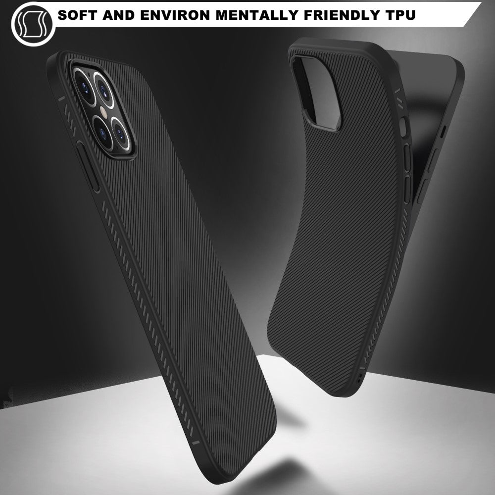 Силиконов Калъф за iPhone 12 Pro Max, Twill Case, Черен (5)