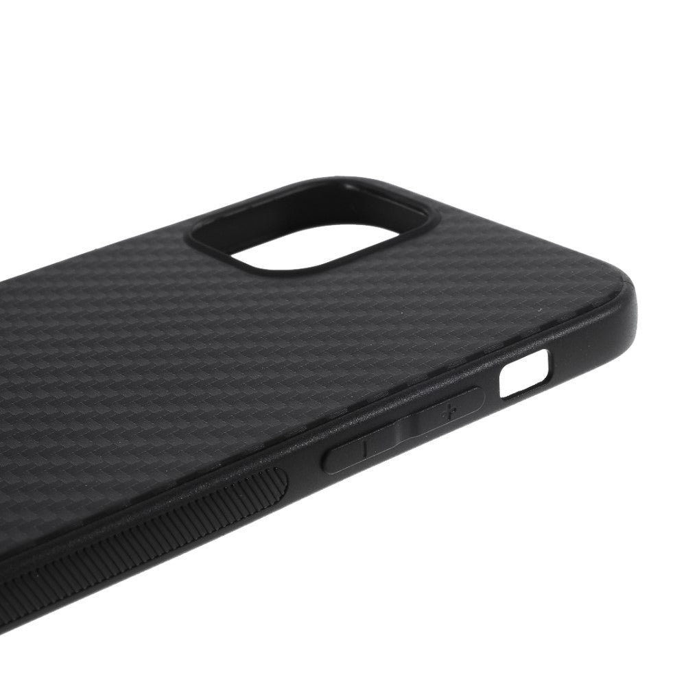 Тънък Силиконов Калъф за iPhone 12 Pro Max, Forcell Fiber Case, Черен (4)