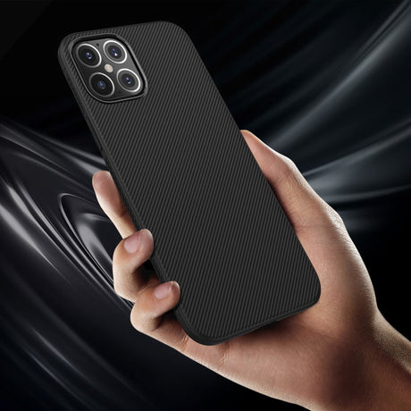 Силиконов Калъф за iPhone 12 Mini, Twill Case, Черен (3)