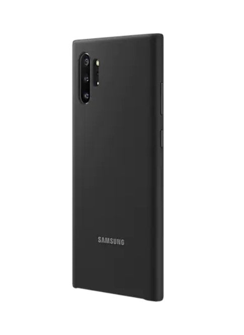 Оригинален Силиконов Калъф за Samsung Note 10 Plus Silicone Cover Case Ef-Pn975tbe, Черен (2)