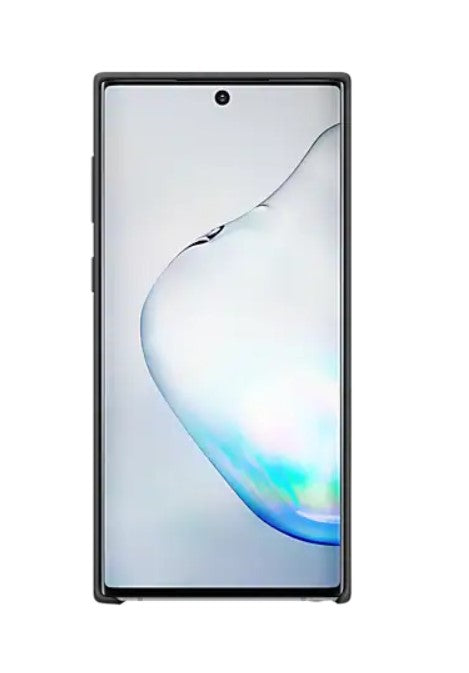 Оригинален Силиконов Калъф за Samsung Note 10 Silicone Cover Case Ef-Pn970tbe, Черен (4)