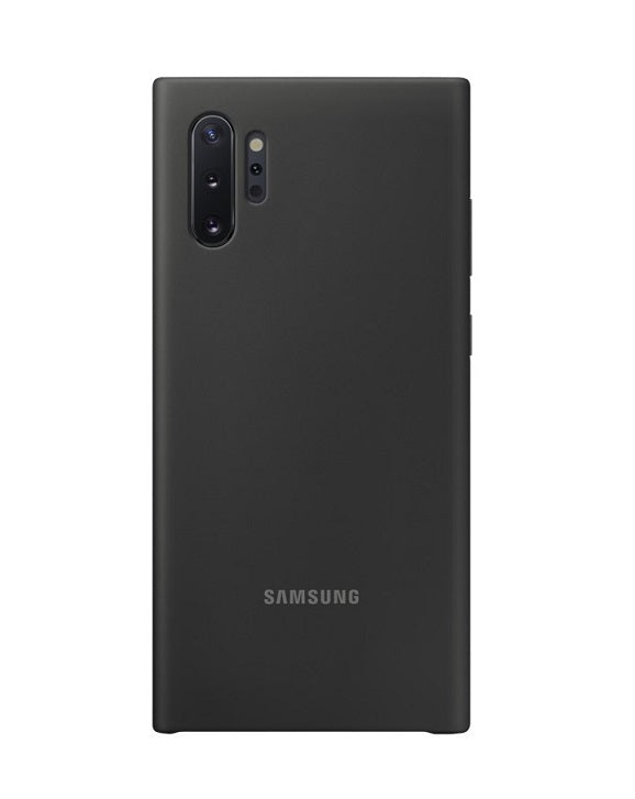 Оригинален Силиконов Калъф за Samsung Note 10 Plus Silicone Cover Case Ef-Pn975tbe, Черен