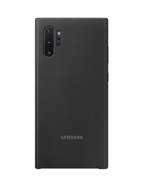 Оригинален Силиконов Калъф за Samsung Note 10 Plus Silicone Cover Case Ef-Pn975tbe, Черен