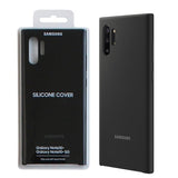 Оригинален Силиконов Калъф за Samsung Note 10 Plus Silicone Cover Case Ef-Pn975tbe, Черен (4)