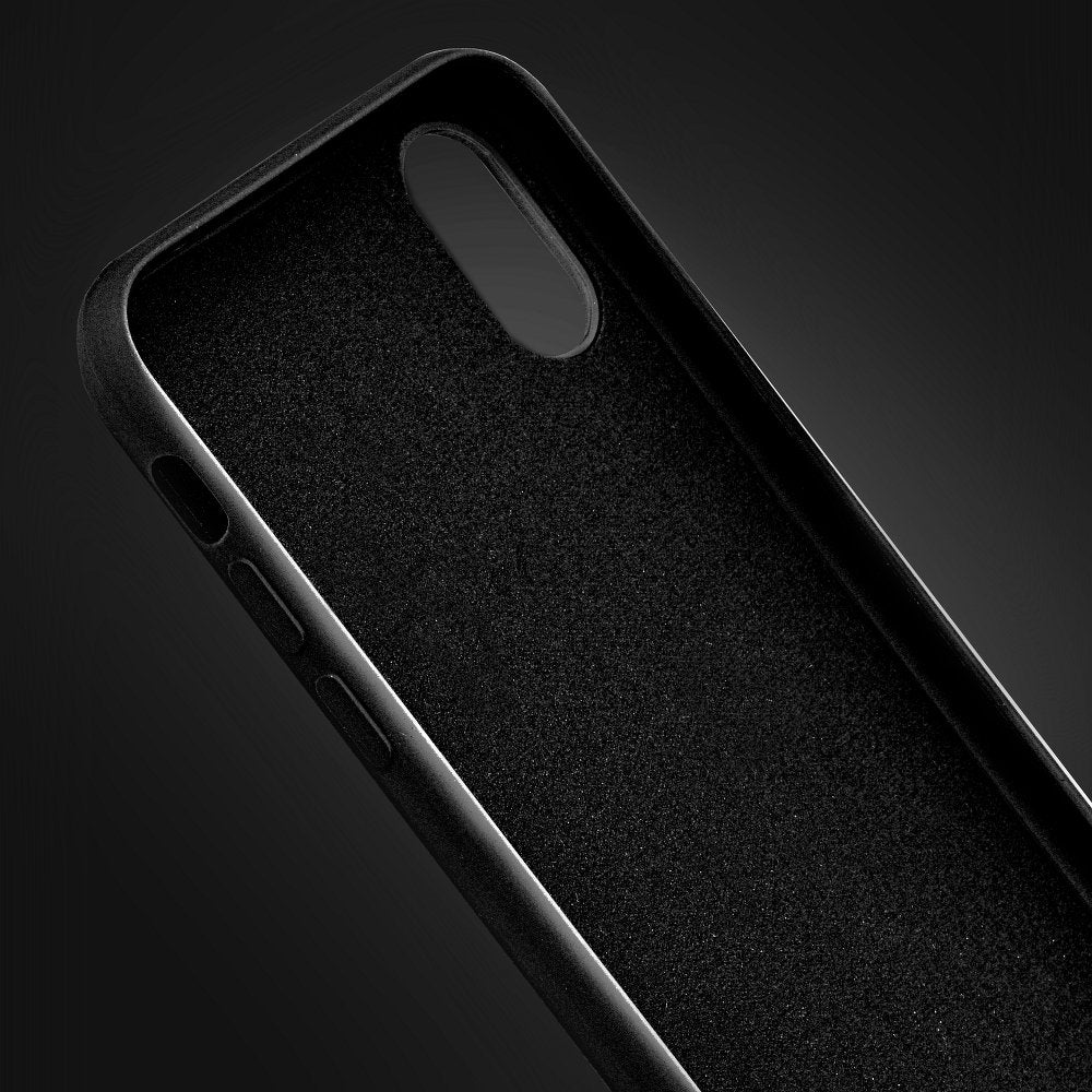 Силиконов Калъф за Samsung A31, Liquid Soft Case, Черен (2)
