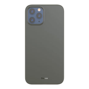 Тънък Матов Калъф за iPhone 12/Pro, Baseus Wing Case, Черен