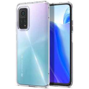 Противоударен Силиконов Калъф за Xiaomi Mi 10T/Pro, Spigen Liquid Crystal Case, Прозрачен