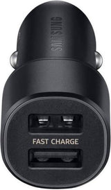 Бързо Зарядно за Кола за Samsung S10/9/8 и Note 9/8 12v Fast Charger&Cable EP-L1100WBE, Черен (2)