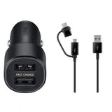 Бързо Зарядно за Кола за Samsung S10/9/8 и Note 9/8 12v Fast Charger&Cable EP-L1100WBE, Черен