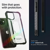 Противоударен Хибриден Калъф за iPhone 12 Mini, Spigen Nitro Force Case, Черен (2)