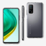 Противоударен Силиконов Калъф за Xiaomi Mi 10T/Pro, Spigen Liquid Crystal Case, Прозрачен (5)