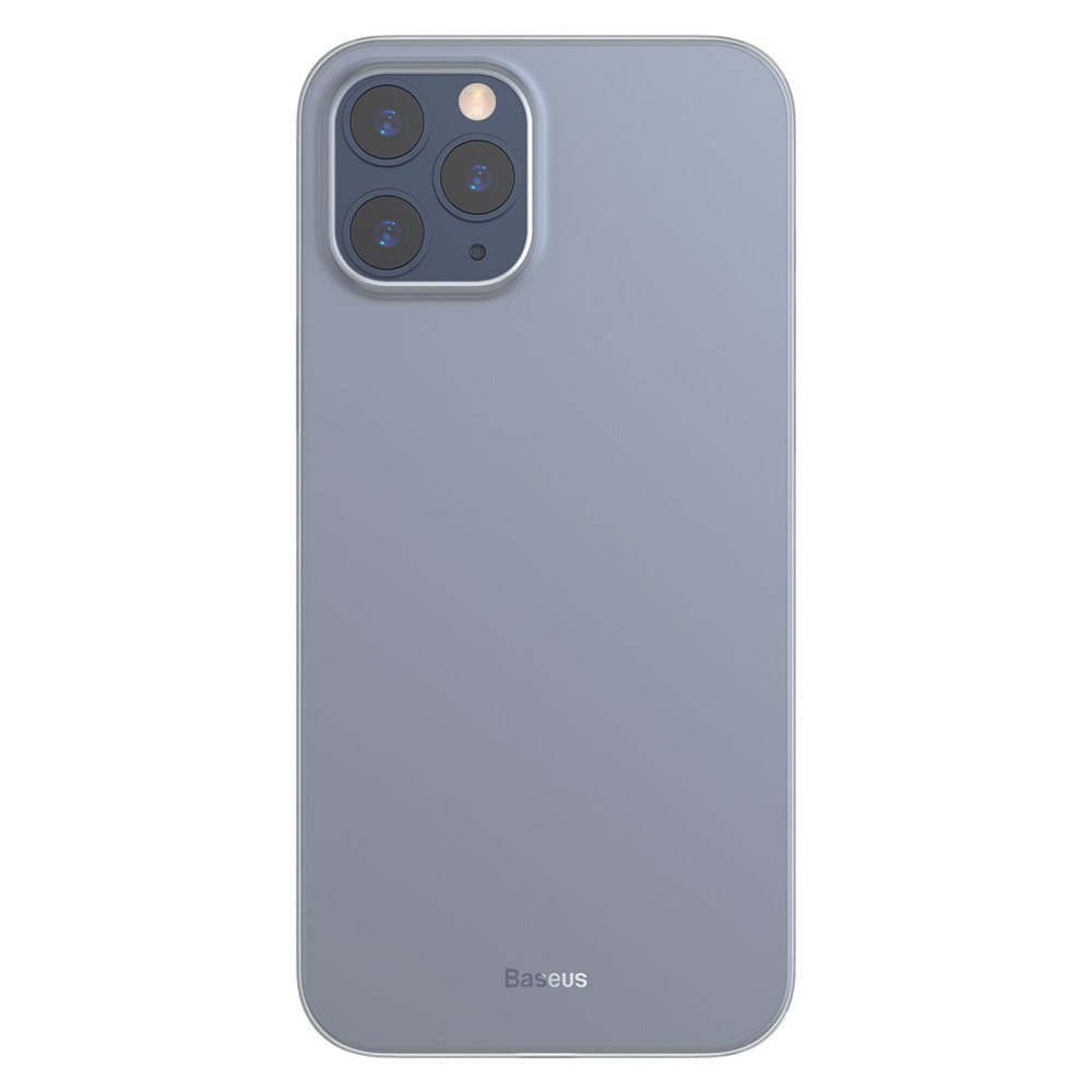 Тънък Матов Калъф за iPhone 12 Pro Max, Baseus Wing Case, Прозрачен