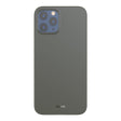 Тънък Матов Калъф за iPhone 12 Pro Max, Baseus Wing Case, Черен
