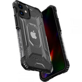 Противоударен Хибриден Калъф за iPhone 12 Mini, Spigen Nitro Force Case, Черен